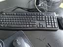 罗技（Logitech）MK120 键鼠套装 有线键鼠套装 办公键鼠套装 电脑键盘 USB即插即用 全尺寸 黑色 实拍图