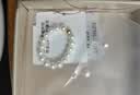 六福珠宝 18K金mipearl系列淡水珍珠戒指 F87KRTB002Y 总重约0.97克-16粒 实拍图