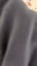 诺斯.马丁高端真丝领带男士品质商务西装衬衫结婚礼新郎手打桑蚕丝高级感 蓝灰色 实拍图