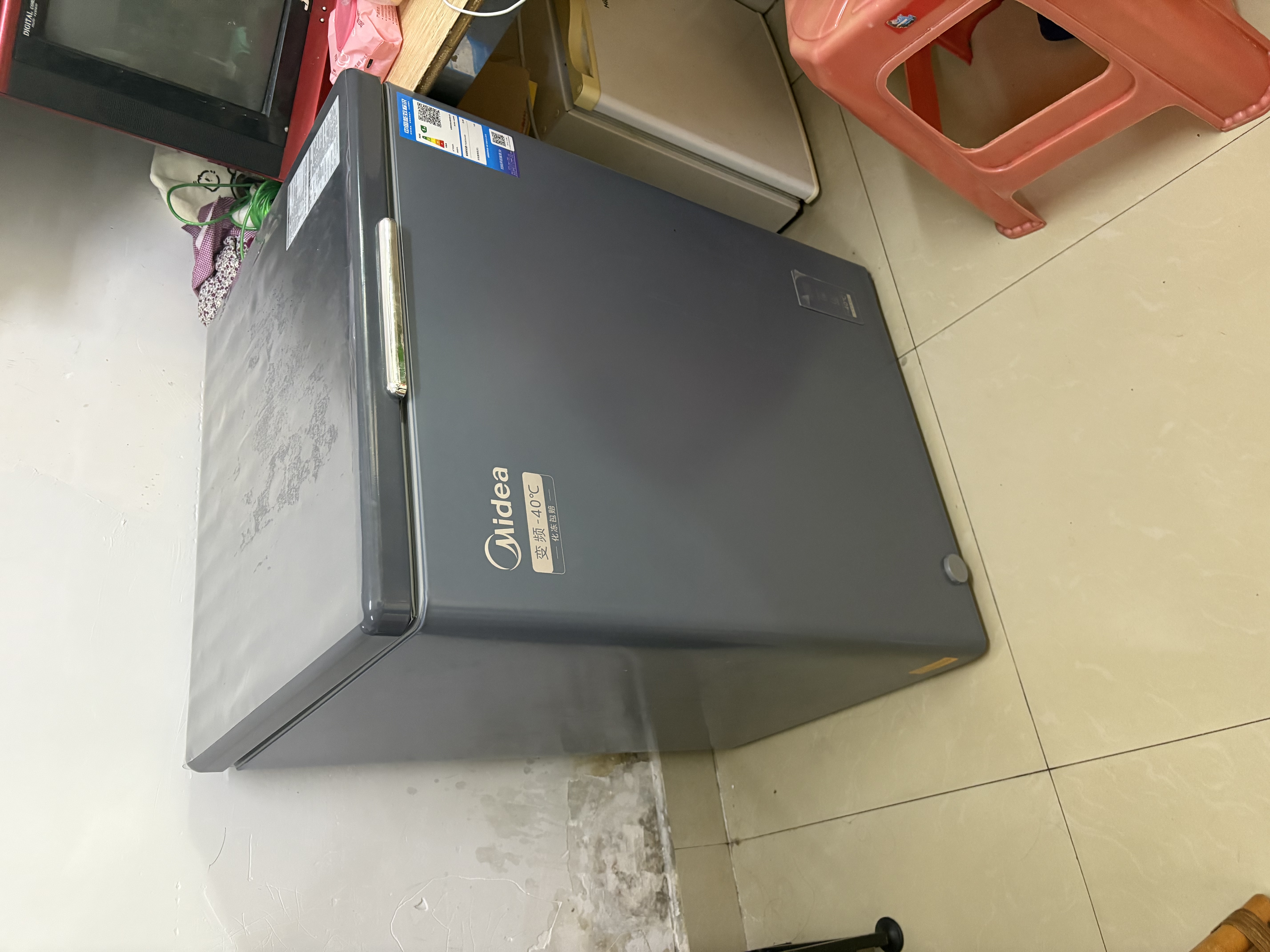 美的（Midea）【减霜80%】100/200/300升冰柜小型家用冷柜非无霜一级能效节能全冷藏冷冻两用冰箱大容量家电补贴 146升 【变频酷省电升级版】-40℃海鲜专用 实拍图