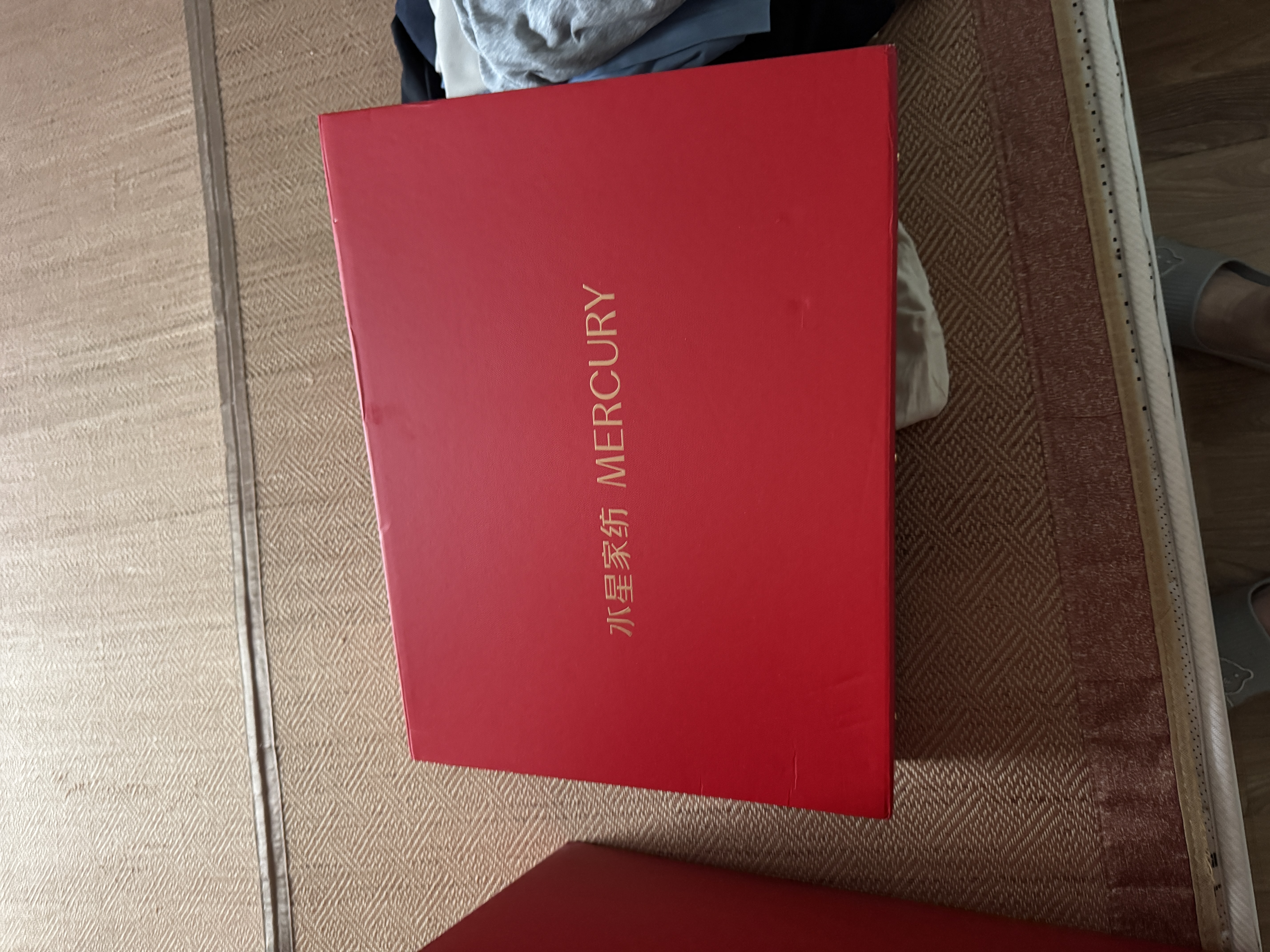 MIDO HOUSE铭都经纱100支全棉结婚四件套婚庆红色床笠被套220X240龙凤双喜 实拍图