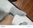 彪马（PUMA）男袜子男士运动休闲款透气中筒棉袜纯色袜男款吸汗秋冬百搭 黑灰组合 3双 均码 EU39-42（适合脚码40-44） 实拍图