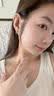 芯奢S999足银耳环女士2026新款养耳洞素圈耳圈耳钉纯银设计高级感耳饰 足银10MM【2只装】 实拍图