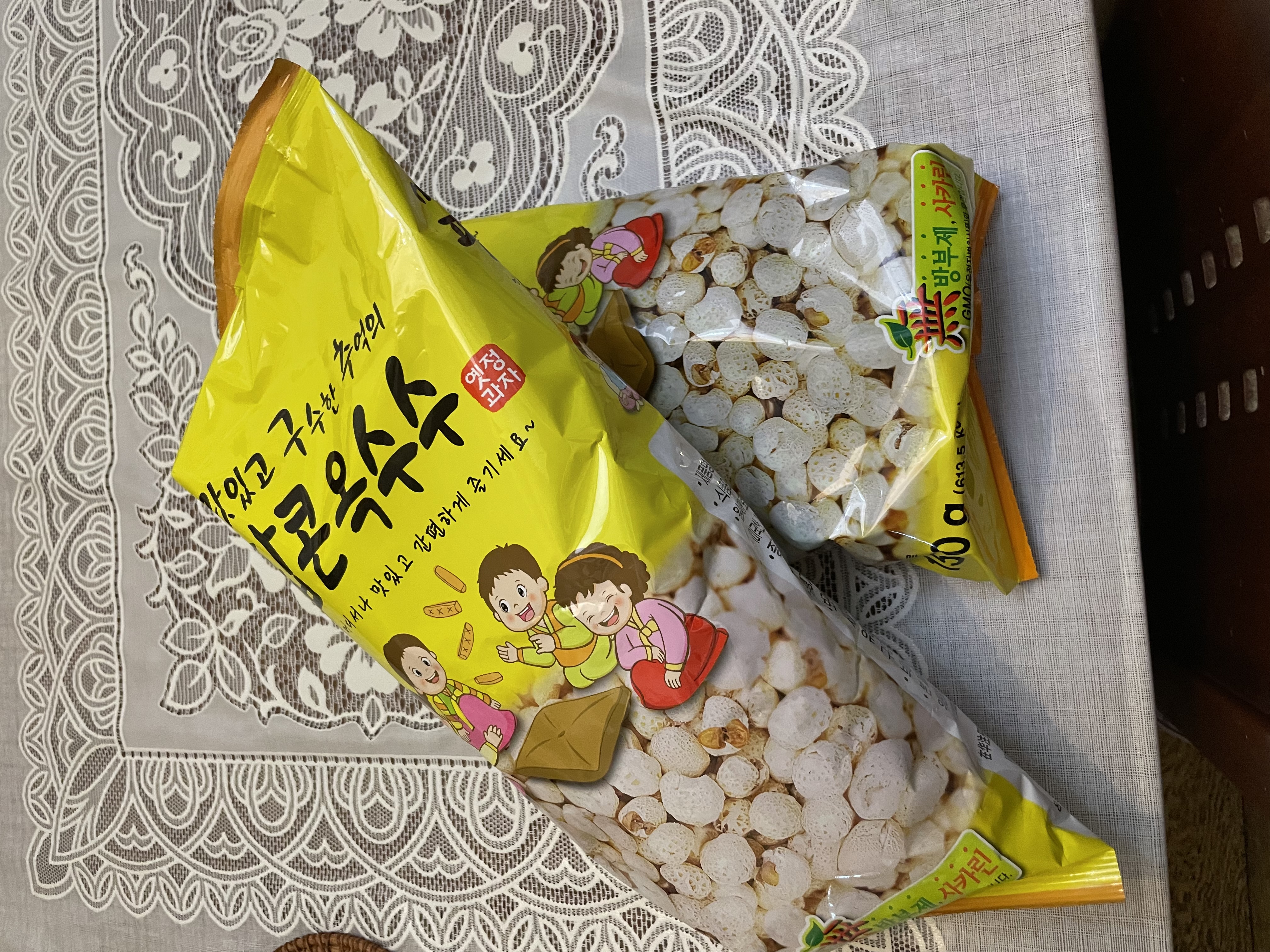 怡情爆米花韩国进口老式原味香脆爆米花蜂蜜膨化食品网红电影怀旧零食 原味 150g*3袋 实拍图