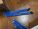 施德楼（STAEDTLER）德国100蓝杆铅笔 专业绘图铅笔 美术生素描铅笔 素描绘画学习 施德楼素描笔 专用初学者 蓝杆2B 4支散装 实拍图