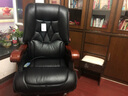 寳伽帝龍（BOGADION） 真皮可躺老板椅实木牛皮大班椅升降转椅按摩家用电脑椅办公椅子 实拍图