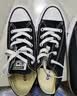 匡威（Converse）All Star夏季经典帆布男女低帮休闲运动鞋黑色101001 101001/黑色 41 实拍图