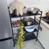 全品屋厨房置物架落地多功能用具层架收纳家用水果蔬菜篮子储物货架348 实拍图
