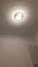 四季沐歌（MICOE） 【包安装】卧室灯led吸顶灯全光谱护眼简约北欧中山灯具白色 双圆-64瓦φ40cm三色调光 实拍图