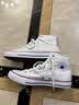 匡威（Converse）All Star夏季经典帆布男女高帮休闲运动小白鞋101009 101009/白色 40 实拍图