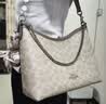 蔻驰（COACH）【品牌直供】女士LAUREL中号斜挎流浪包沙黄/灰褐CEY95礼物次日达 实拍图