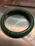 胖东来代购同款和田玉菠菜绿玉石手镯宽版 藏品玉镯尺寸59-60mm 晒单实拍图