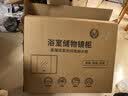 太空铝蜂窝浴室柜组合陶瓷一体盆洗漱台奶油风铝合金洗手盆洗脸盆 高级铝柜81CM【奶油风/双抽屉】#智能下格镜柜 实拍图