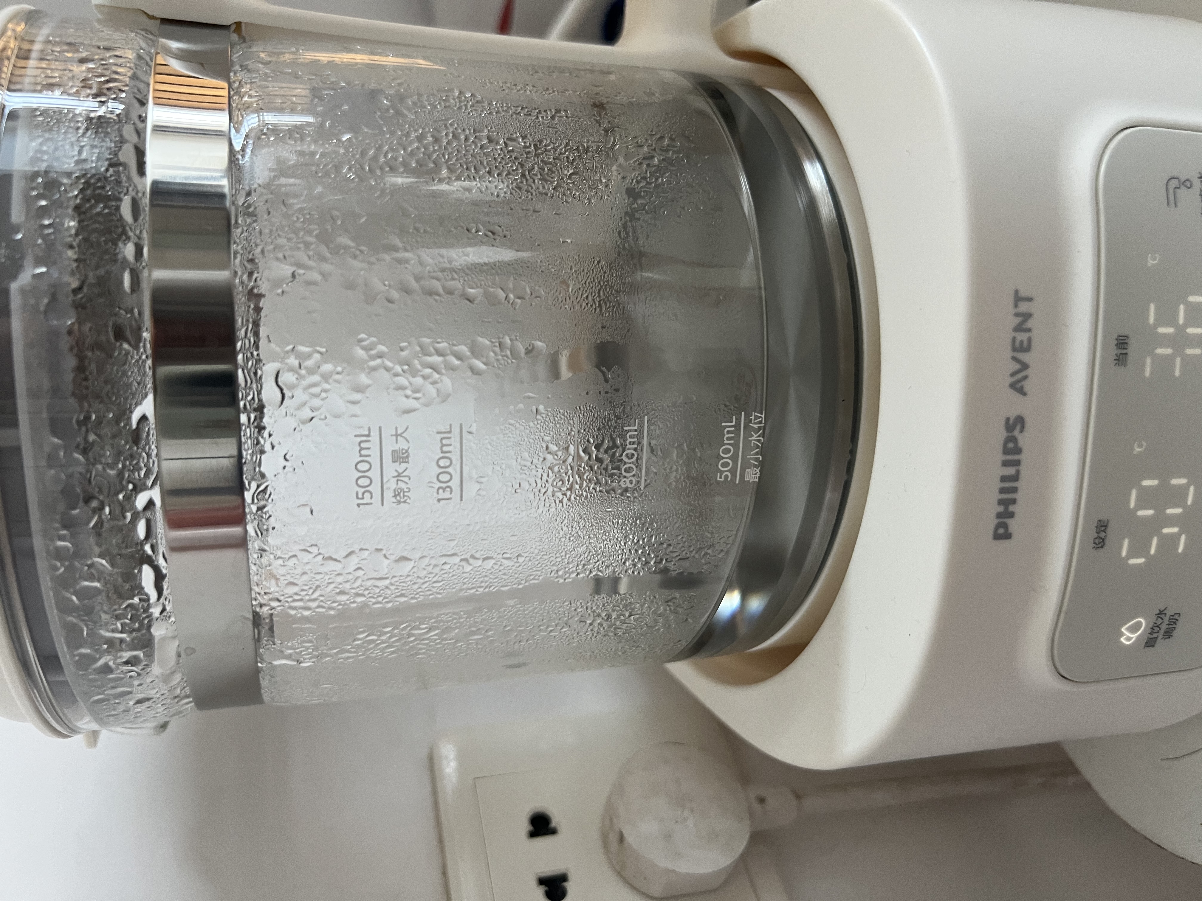 新安怡（AVENT）飞利浦玻璃恒温电热烧水壶婴儿家用冲奶养生花茶壶温奶泡奶调奶器 实拍图