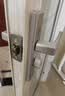 虎顿（HOTUN）卫生间门锁通用型无钥匙家用洗手间厕所门浴室铝合金门锁L11银色 实拍图