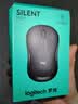 罗技（Logitech）M221 轻音鼠标 无线鼠标 办公鼠标 对称鼠标 带无线微型接收器 雾霭蓝 实拍图