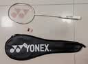 尤尼克斯（YONEX）羽毛球拍碳素中杆比赛训练锐速单拍NR7000i白/藏青已穿线附手胶 实拍图