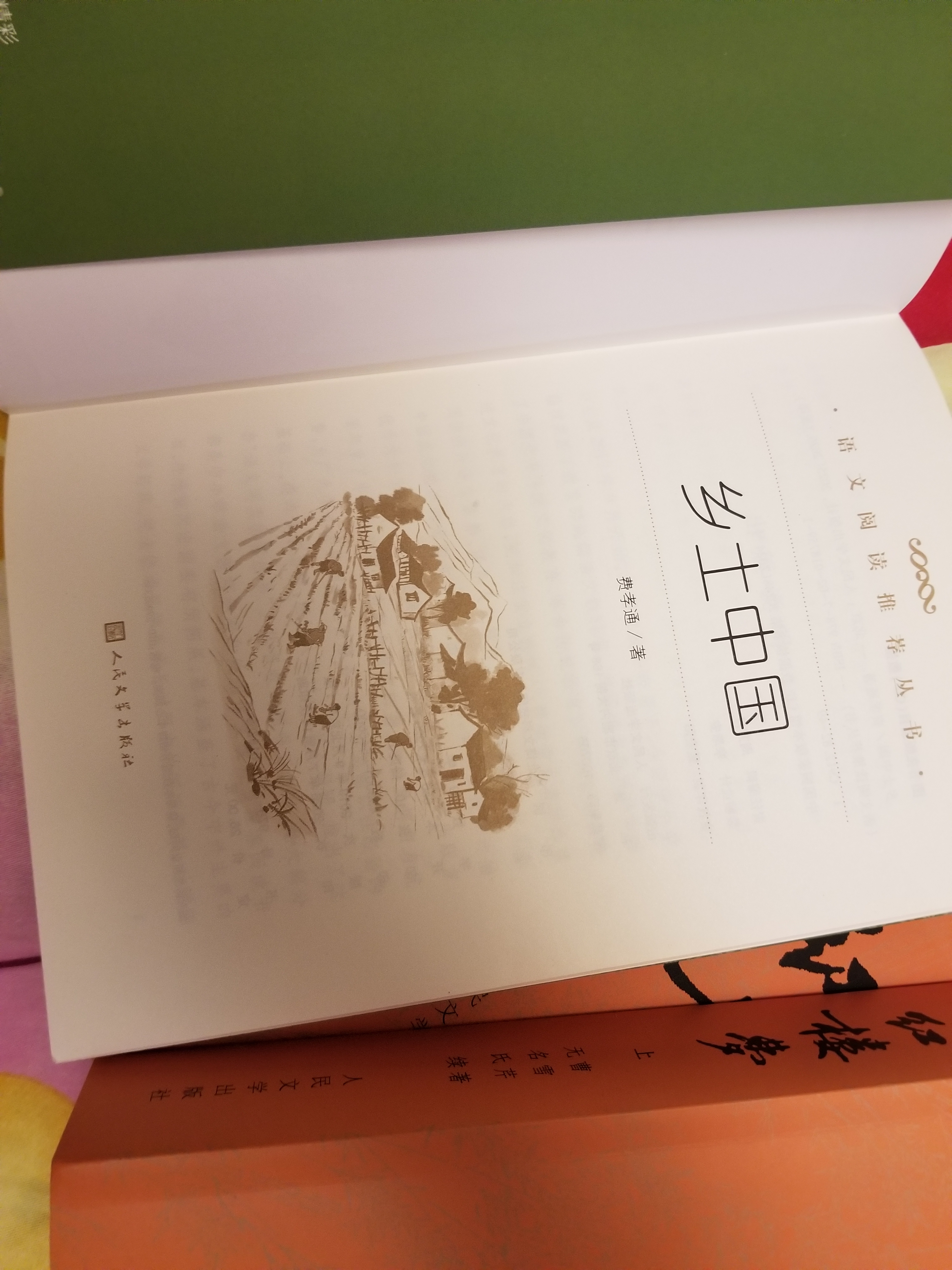 【高一】乡土中国和红楼梦 人民文学出版社 红楼梦乡土中国高一必读原著正版 京东自营 高一上 学生阅读 推荐阅读 高中必读语文教材  实拍图
