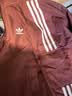 adidas经典通勤百搭休闲运动连帽夹克早秋外套男女阿迪达斯三叶草   暗红   S 实拍图