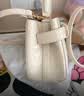 CHARLES&KEITH鳄鱼纹凯莉包手提斜挎婚包包女包生日礼物送女友CK2-50270880-1 Ivory象牙色 S 实拍图