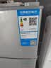志高（CHIGO）小冰箱迷你小型家用冷藏冷冻两用宿舍出租房用双门办公室电冰箱节能省电 【一级能效】82L银色【全国联保丨节能省电】 实拍图