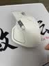 罗技（Logitech）大师系列 MX Master 4 高性能无线蓝牙鼠标  办公鼠标 静音鼠标  升级款 浅灰 带无线接收器 实拍图