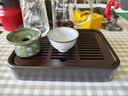 文白茶盘茶台小型一人托盘沥水盘家用新款高端轻奢迷你竹木功夫茶具 实拍图
