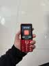 飞利浦（PHILIPS）老年手机4G全网通大喇叭大电池超长待机大声音大屏大字大按键老年人专用学生功能机 E568L 绚丽红 实拍图