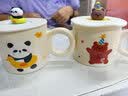 摩登主妇马克杯带盖陶瓷杯子水杯早餐杯情侣咖啡杯茶杯圣诞节庆礼物 实拍图
