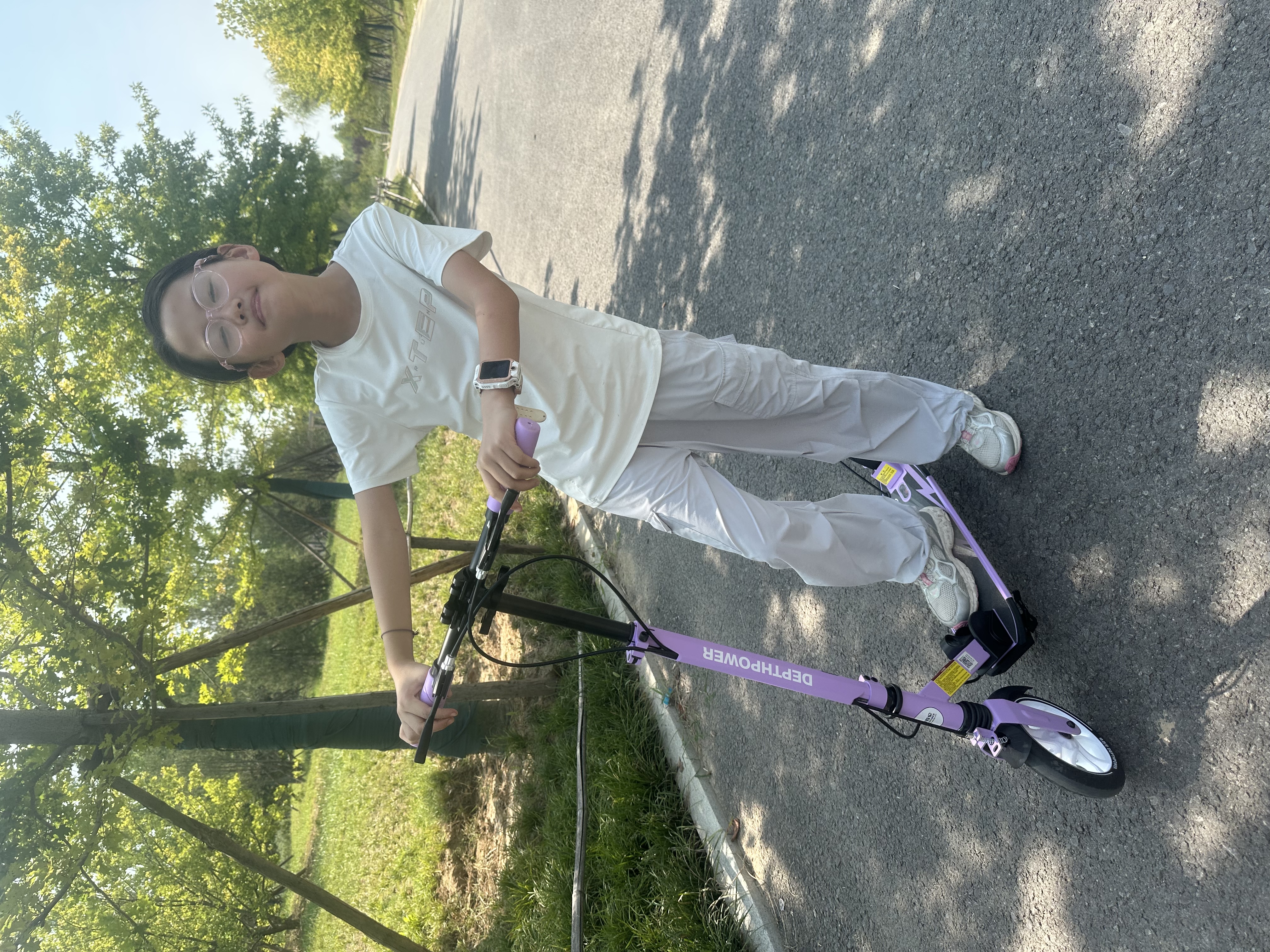 帝百伦滑板车儿童6-12-40岁成年人代步大童三刹两轮闪光双减震折叠送礼 实拍图