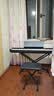 Asanasi琴登可折叠琴蹬电子琴凳/电钢琴凳古筝凳/二胡凳/钢琴凳/吉他凳子 纯黑X型四挡琴凳 实拍图
