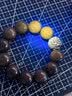 月印百川高密小叶紫檀貔貅手串男士木饰佛珠手链约20mm 实拍图
