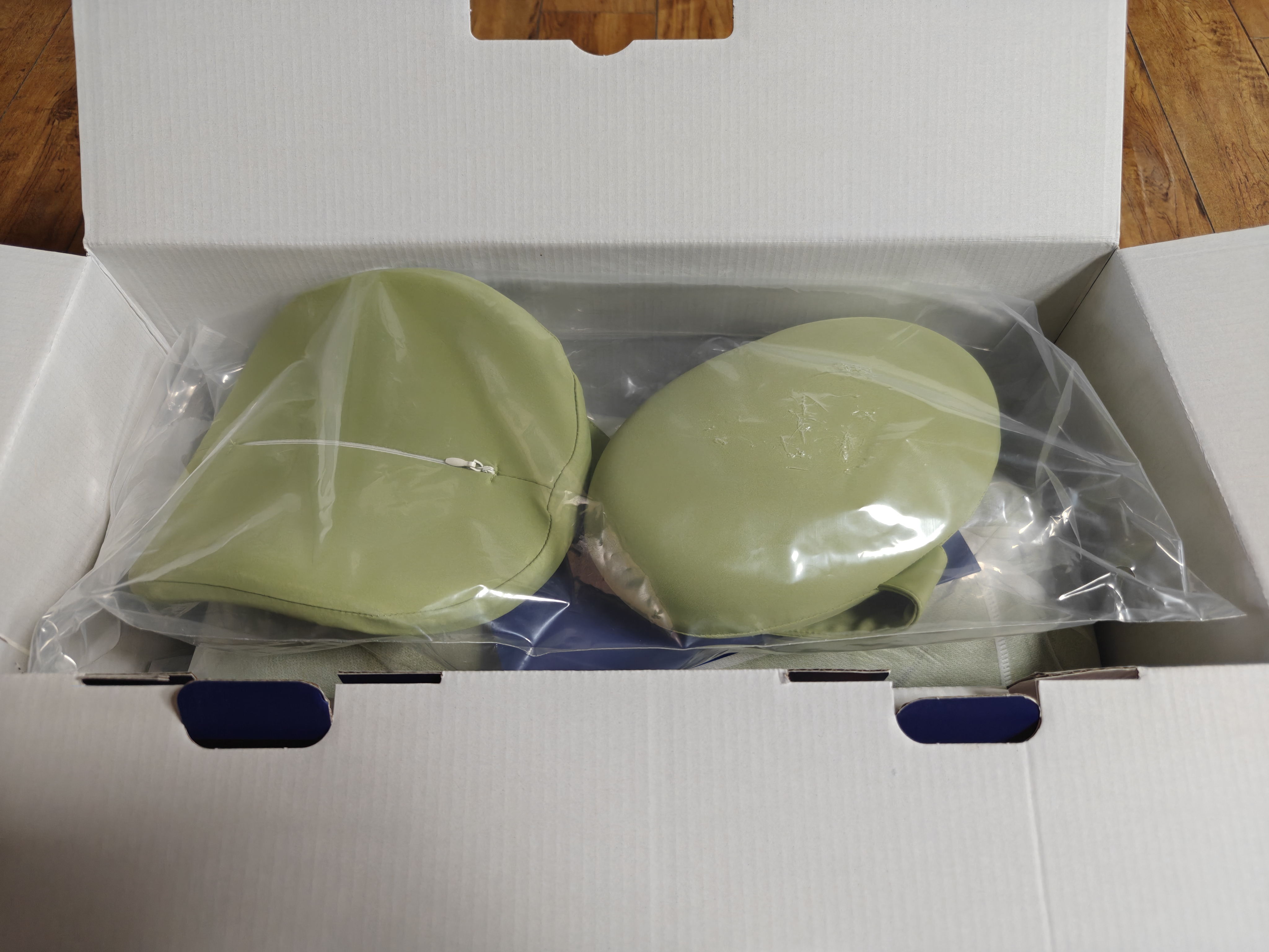 可韵（CORY）床上靠枕趴睡枕玩睡枕趴着玩手机专用枕头多功能成人趴玩躺枕头绿 实拍图