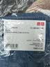 优衣库棉质牛仔舒适九分裤/水洗产品常规款女装483896 488165 488165/65宝蓝色 L 实拍图