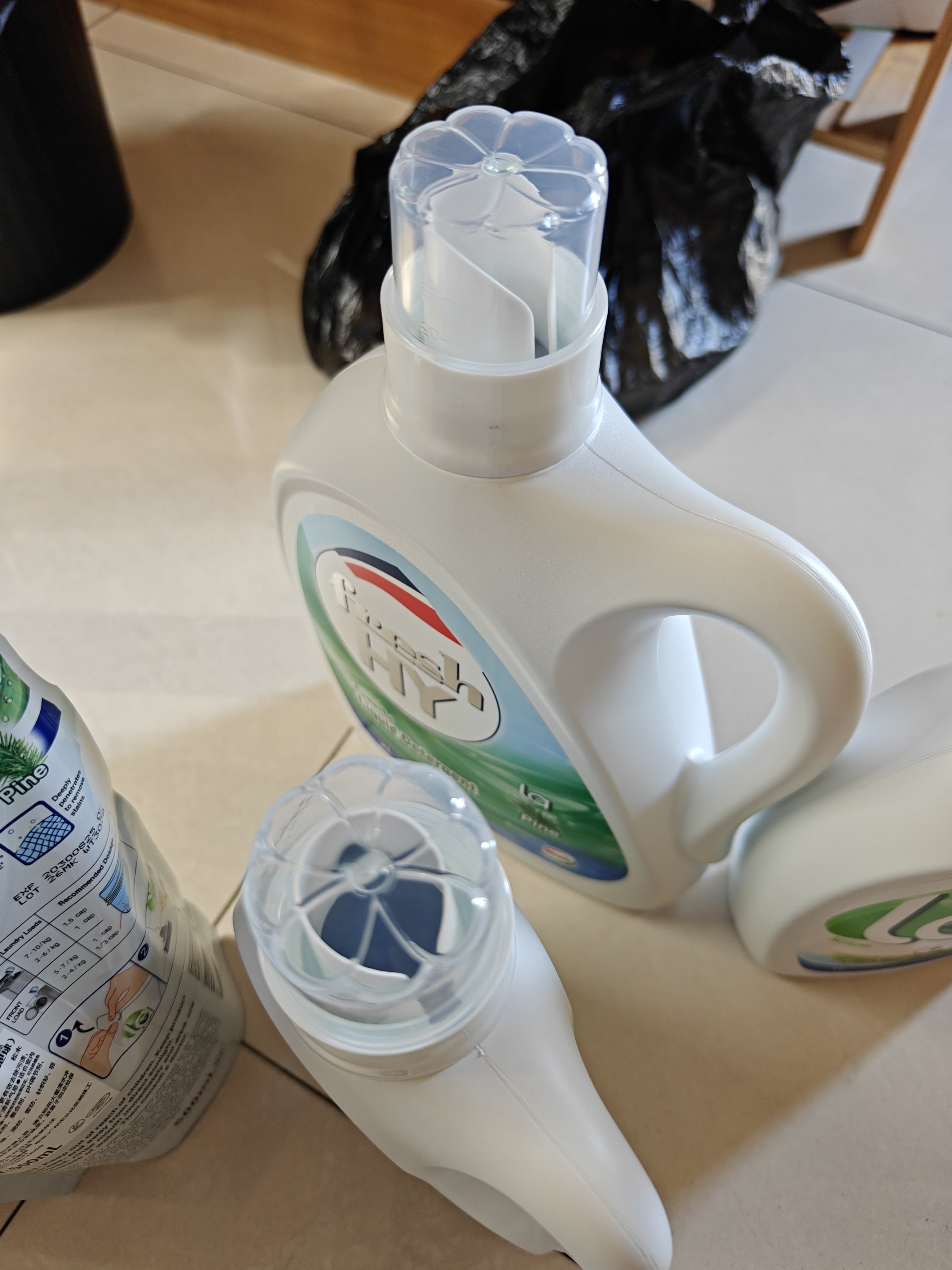 威露士清可新洗衣液松木香4斤组合装（瓶1L+袋装500ml*2）【品质严选】 实拍图