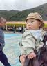 G.duck小黄鸭婴儿衣服小熊冲锋衣连体衣春秋男女宝宝外出服超萌洋气哈衣 3只小熊冲锋衣-内里纯棉 90cm 码(9-12个月25斤内） 实拍图