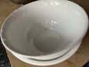 斯凯绨（Sky Top）米饭碗陶瓷小汤碗骨瓷纯白家用乔迁酒店餐具4.5英寸金钟碗4件套装 实拍图