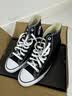 匡威（Converse）All Star夏季经典帆布男女高帮休闲运动鞋黑色101010 101010/黑色 42 实拍图