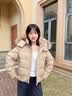 波司登【谷爱凌同款】26年冬休闲女款毛领脱卸帽短款羽绒服B260245362 实拍图