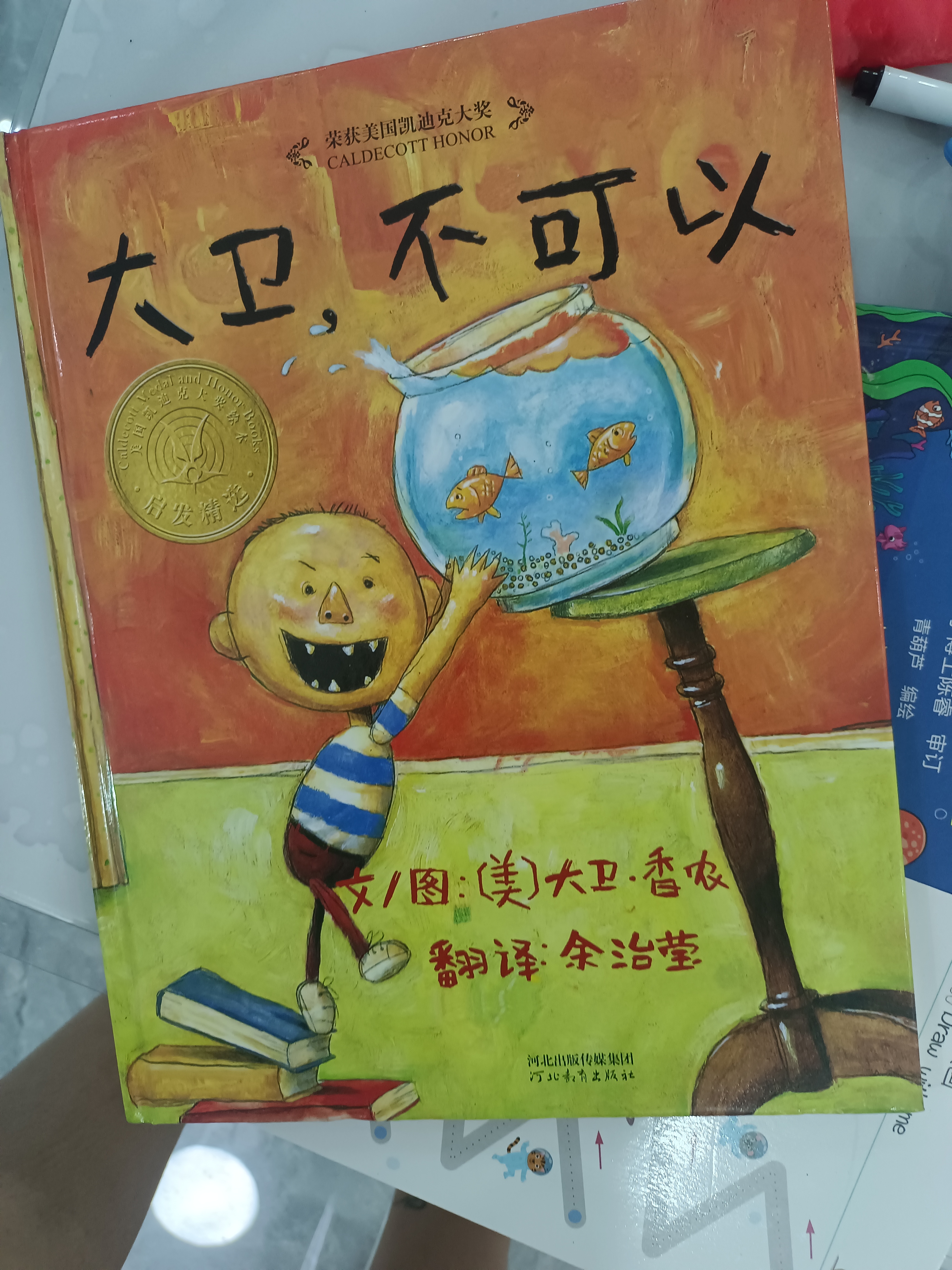 大卫不可以系列（套装共3册） 正向引导是关键 爱才是真理 大卫.香农 凯迪克大奖作品3-6岁（启六一儿童节礼物女孩男孩暑假作业 一升二暑假衔接 小升初暑假衔接  实拍图