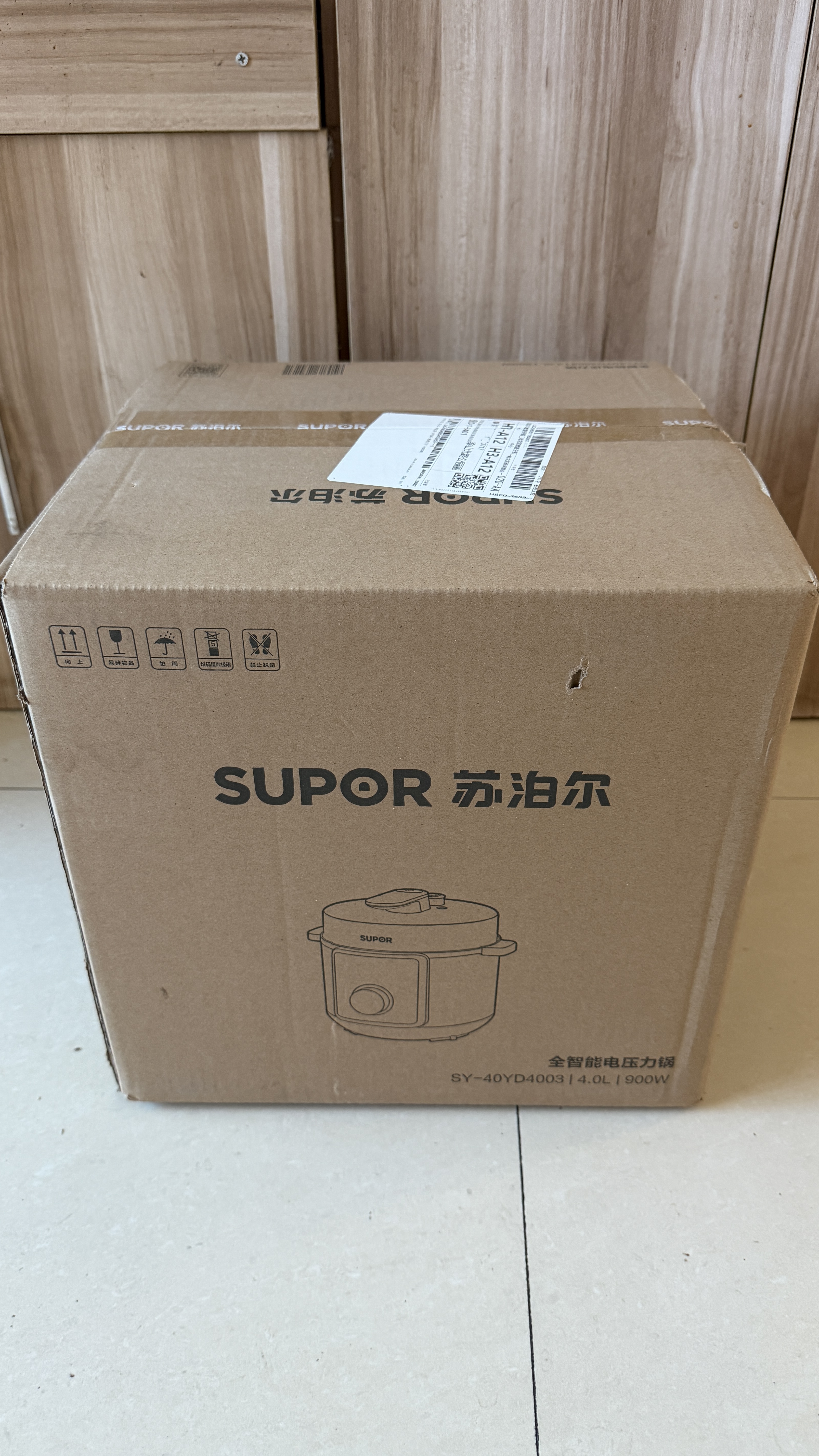 苏泊尔（SUPOR）电压力锅4L 高压电饭锅家用70kPa快煮 旋钮煲汤小米粥SY-40YD4003电饭煲3-6人 实拍图