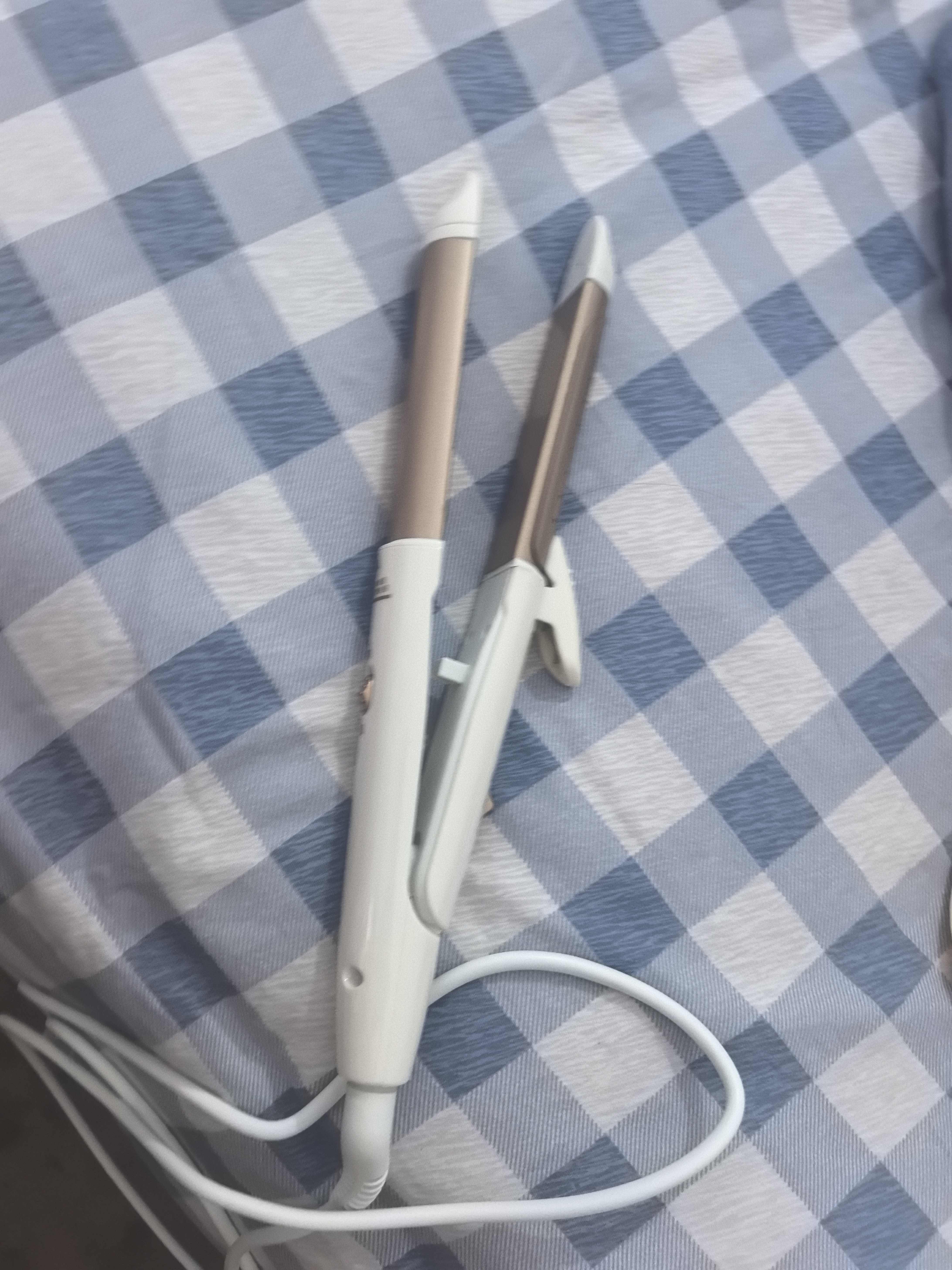 奔腾（POVOS）【中秋节礼物】卷发棒卷直发器两用卷发器直发器迷你夹板刘海烫发美发电卷棒PR5073节日送女友 实拍图