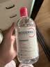 贝德玛（BIODERMA）【中秋节礼物】粉水敏感肌洗卸温和不伤肤卸妆水500ml*3 实拍图