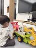 谷雨（GOODWAY）早教学步车1一3岁婴幼儿手推学走路宝宝挖掘机扭扭车玩具儿童礼物 实拍图