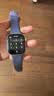 Apple/苹果 Watch S11 智能手表GPS款46毫米银色铝金属表壳雾紫色运动型表带S/M MEVW4CH/B 实拍图