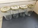 拜杰密封罐玻璃瓶罐头瓶果酱瓶分装瓶干粮茶叶罐储物罐550ml*4燕麦杯  实拍图
