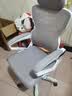 惠寻电脑椅电竞椅子人体工学游戏人工力学座椅久坐宿舍学习可躺办公椅 【满配】170°可躺后仰+4级气杆+搁脚-白灰 实拍图