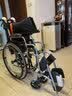 鱼跃手动轮椅车大轮轻便可折叠老人专用出行代步仅13kg铝合金H062 实拍图