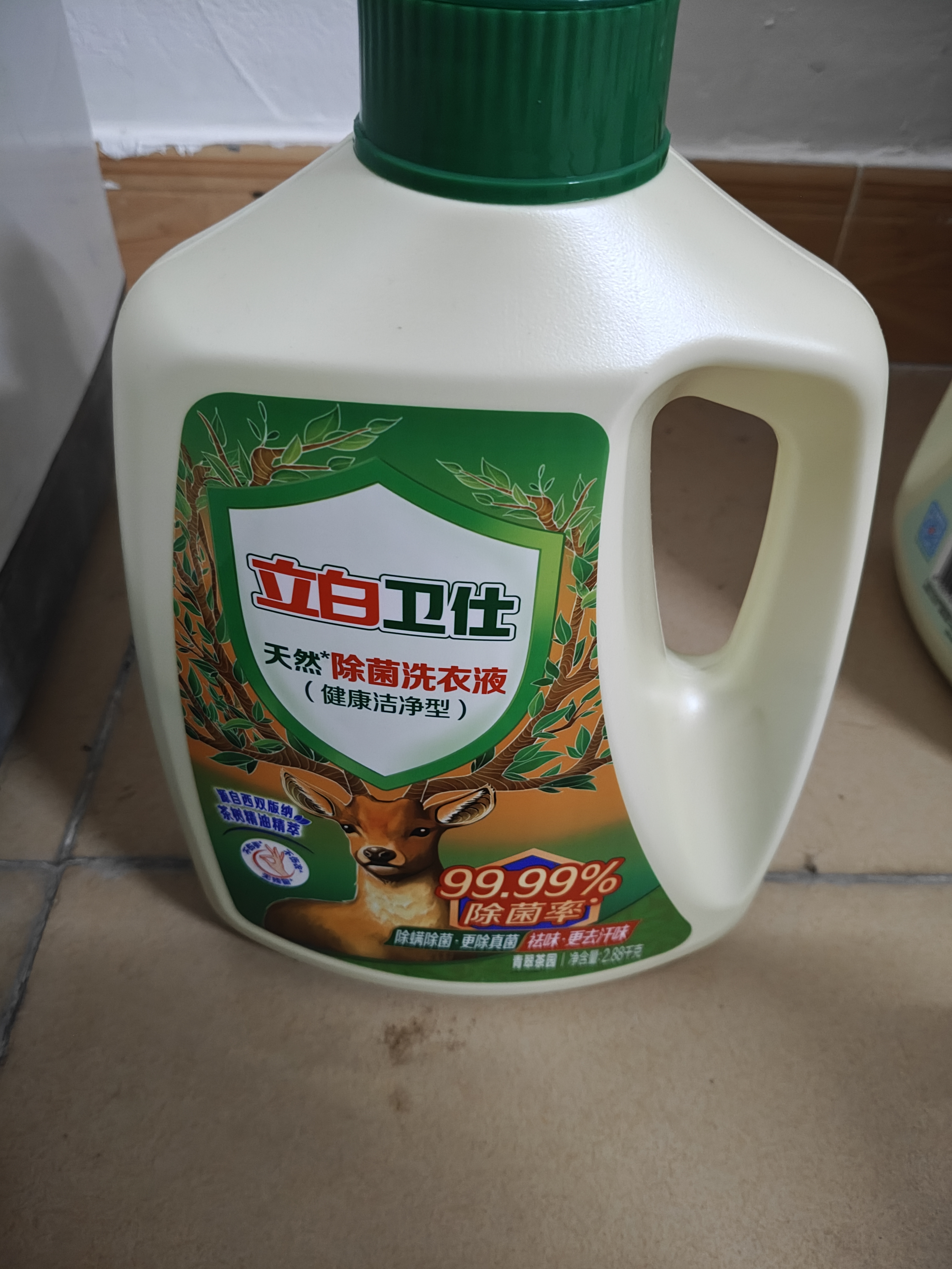立白卫仕天然除菌洗衣液5.76斤去汗味 72h抑菌除菌率99.99%品质严选 实拍图