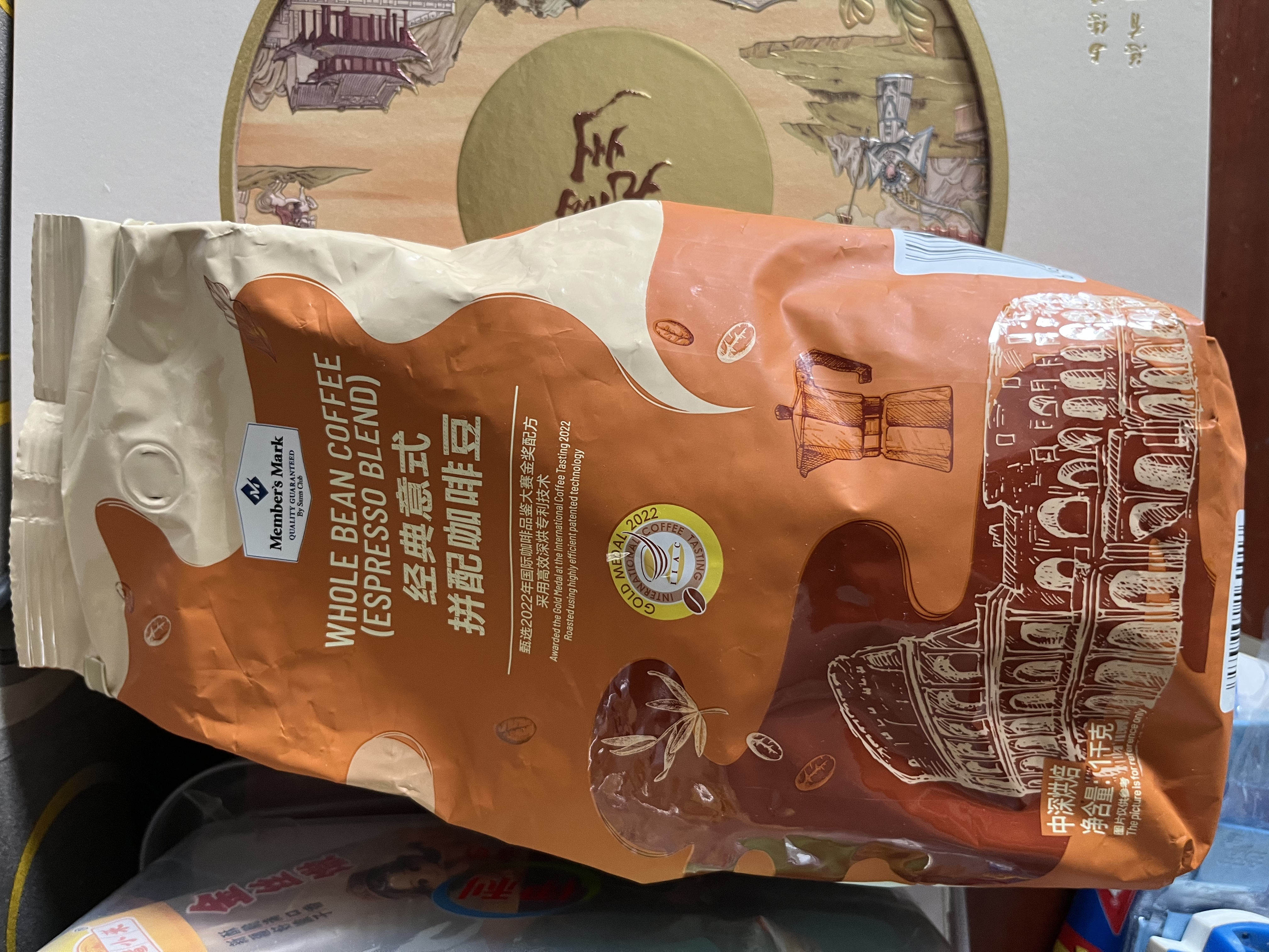 Member's Mark 经典意式拼配咖啡豆 1kg 1kg 1袋 实拍图